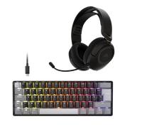 CORSAIR CLIPPER PRO MINI 60 Hall Effect Keyboard and HS35 v3 Wireless Headset Gaming Bundle (FR) New