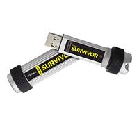 Corsair CMFSV3B-128GB Flash Survivor v2 128GB USB 3.0, Etanchéité robuste Lecteur Flash - Argent