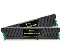 Corsair CML16GX3M2A1600C10 Vengeance LP 16GB (2x8GB) DDR3 1600 Mhz CL10 Mémoire pour ordinateur de bureau performante avec profil XMP. Noir