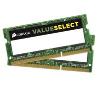 CORSAIR Value Select - DDR3L - kit - 16 Go: 2 x 8 Go - SO DIMM 204 broches - 1600 MHz / PC3-12800 - CL11 - 1.35 / 1.5 V - mémoire sans tampon - non ECC