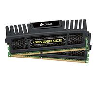 Corsair CMZ8GX3M2A1600C9 Vengeance 8GB (2x4GB) DDR3 1600 Mhz CL9 Mémoire pour ordinateur de bureau performante avec profil XMP. Noir