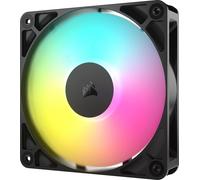 CORSAIR RS120 ARGB 120mm Ventilateur PWM - Connexion Daisy-Chain - Faible Bruit - Roulement à Dôme Magnétique - Paquet Unique - Noir