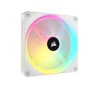 Corsair CO-9051007-WW Ventilateur 140mm pour Boîtier PC, 480-2000 RPM, 63.1 CFM, 3.5 mmH2O, LED RGB, Blanc, 140x140x25mm