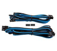 Corsair CP-8920171 Interne 0.75m Noir, Bleu câble électrique - cables électriques (Mâle/Mâle, Noir, Bleu, RMi series, RMx series, SF Series, Corsair Type 4 PSU)