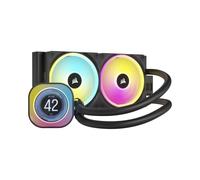Corsair CW-9061007-WW Refroidisseur d'air CPU, 2 ventilateurs 12cm, 480-2400 tr/min, 16.44-63.1 CFM, AM4/AM5/Intel Celeron à Core i9, Radiateur Aluminium