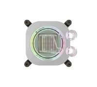 Corsair CX-9010022-WW Bloc d'eau Cuivre/Nickel Blanc, Compatible LGA 1700/AM4/AM5, Filetage 1/4", Température Max 60°C, Certifié CE/UKCA, 462g