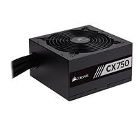 Corsair CX Series CX750 750 W 80 Plus Bronze entièrement câblé 140 mm Ventilateur ATX Noir
