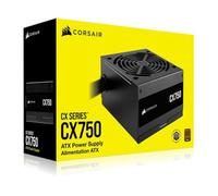 Corsair CX750 80 Plus Alimentation Non modulaire Bronze Silencieuse ATX 750W Noir
