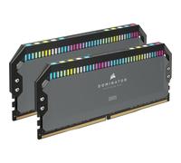 CORSAIR DOMINATOR PLATINUM RGB DDR5 32Go (2x16Go) DDR5 5600MHz CL36 AMD EXPO Intel XMP iCUE Mémoire Informatique Compatible - Gris (CMT32GX5M2B5600Z36)