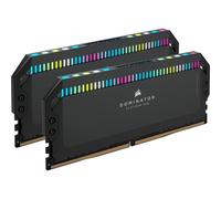 CORSAIR DOMINATOR® PLATINUM RGB 64GB (2x32GB) DDR5 DRAM 6000MT/s CL30 Intel XMP Memory Kit - Black New