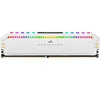 Corsair Dominator Platinum RGB 16 Go (2x8 Go) DDR4 3200 (PC4-25600) C16 1.35V Mémoire de Bureau - Blanc