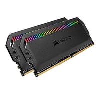 Corsair Dominator Platinum RGB 32GB (2x16GB) DDR4 3200 (PC4-28800) C16 1.35V AMD Optimized Memory- Noire