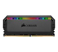 Corsair Dominator Platinum RGB 64 Go (2x32 Go) DDR4 3200 (PC4-28800) C16 1.35V AMD Mémoire optimisée - Noir