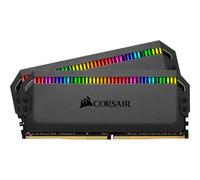 CORSAIR Dominator Platinum RGB - DDR4 - kit - 64 Go: 2 x 32 Go - DIMM 288 broches - 3200 MHz / PC4-25600 - CL16 - 1.35 V - mémoire sans tampon - non ECC - noir