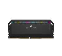 CORSAIR Kit de mémoire DOMINATOR PLATINUM RGB 32 GO (2 x 16 GO) DDR5 DRAM 6 000 MHz C36 - Noir New