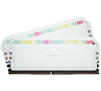 Corsair Dominator Platinum RGB - Kit mémoire 64GB (2x32) DDR5-5600 CL40-40-40-77 blanc