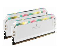 Corsair Dominator Platinum RGB - Kit mémoire 64GB (2x32) DDR5-5600 CL40-40-40-77 blanc