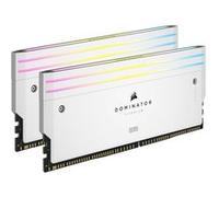 Corsair Kit RAM DDR5 Dominator Titanium RGB 2 modules 0 Go Compatible avec l'iCUE Noir