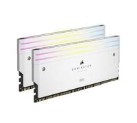 Corsair Kit RAM DDR5 Dominator Titanium RGB 2 modules 0 Go Compatible avec l'iCUE Noir