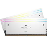 Corsair Dominator Titanium RGB DDR5 RAM 32Go (2x16Go) 6000MHz CL30-36-36-76 1.40V AMD Expo Intel XMP 3.0 Mémoire pour Ordinateur de Bureau - Blanc (CMP32GX5M2B6000Z30W)