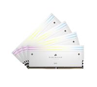CORSAIR Dominator Titanium RGB DDR5 RAM 64GB (4x16GB) DDR5 6000MHz CL36 Intel XMP Mémoire Informatique Compatible iCUE - Blanc (CMP64GX5M4B6000C36W)