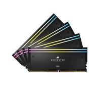 CORSAIR Dominator Titanium RGB DDR5 RAM 64Go (4x16Go) DDR5 Jusqu'à 6400MHz CL32 Intel XMP 3.0 Mémoire pour Ordinateur de Bureau - Noir (CMP64GX5M4B6400C32)