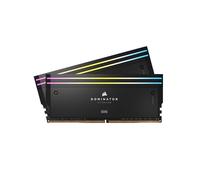CORSAIR Dominator Titanium RGB DDR5 RAM 96GB (2x48GB) DDR5 6400MHz CL32 Intel XMP Mémoire Informatique Compatible iCUE - Noir (CMP96GX5M2B6400C32)