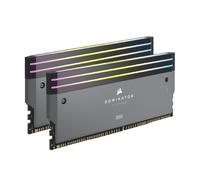 Corsair Mémoire DDR5 Dominator Titanium RGB Kit 2x Modules 0 Go RAM Compatible iCUE Gris
