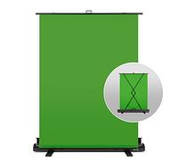 Elgato Green Screen - Fond vert rétractable, toile anti-plis résistante et installation rapide pour enlever l’arrière-plan en streaming ou visioconférence, sur Instagram, TikTok, Zoom, Teams, OBS