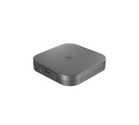 Corsair EX400U 1To USB4 Externe Portable Type-C SSD - Connexions USB 3.2 Gen2 2x2, Jusqu'à 40Gops, Plug-and-Play, MagSafe, Câble USB-C vers USB-C (USB4) Inclus - Windows PC, iOS Mac - Gris