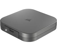 Corsair EX400U 1To USB4 Externe Portable USB Type-C SSD - USB4, Connexions USB 3.2 Gen2 2x2, Jusqu'à 40Gops, Plug-and-Play, MagSafe, Câble USB-C vers USB-C (USB4) Inclus - Windows PC, iOS Mac - Gris