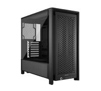 Corsair Frame 4000D Boîtier Modulaire ATX de Taille Moyenne - Débit d'air Élevé, InfiniRail™ Système de Montage des Ventilateurs, ASUS BTF, MSI Project Zero, Gigabyte Project Stealth - Noir