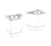 CORSAIR FRAME 4000D Rear Foot Set, Black New