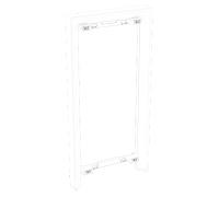 CORSAIR FRAME 4000D Replacement Front Bezel Assembly, Black New
