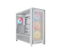 Corsair FRAME 5000D RS ARGB Midi Tower Blanc - Boîtier PC ATX / EATX / micro ATX / Mini-ITX, 3x 140mm avant, 1x 140mm arrière, USB 3.2 Gen 1/Gen 2