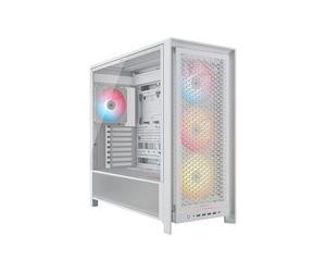 Corsair FRAME 5000D RS ARGB Midi Tower Blanc - Boîtier PC ATX / EATX / micro ATX / Mini-ITX, 3x 140mm avant, 1x 140mm arrière, USB 3.2 Gen 1/Gen 2