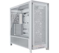 CORSAIR Frame 5000D RS Boîtier Modulaire Mid-Tower à Haut Débit d'air - 4X Ventilateurs RS Pré-Installés, Système de Support pour Ventilateur InfiniRail - Blanc