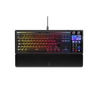 CORSAIR GALLEON 100 SD Clavier Mécanique Filaire - Disposition AZERTY FR, Elgato Stream Deck Intégré, Commutateurs MLX Pulse Thocky Pré-Lubrifiés et Remplaçables à Chaud, FlashTap SOCD, 8000 Hz - Noir