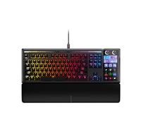 Corsair Galleon 100 SD RGB Clavier de jeu mécanique filaire - QWERTY US, Stream Deck-intégré, MLX Pulse Thocky Hotswappable PBT Double-Shot Switches, FlashTap SOCD, 8000 Hz - Noir