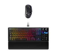 CORSAIR GALLEON 100 SD Stream Deck-Integrated Mechanical Keyboard (FR) and SABRE v2 PRO WIRELESS MAGNESIUM ALLOY Gaming Mouse Bundle New