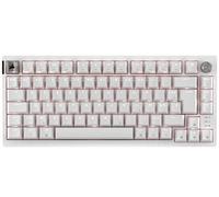 CLAVIER GAMING AZERTY SANS FIL MÉCANIQUE CORSAIR K65 PLUS WIRELESS BLUETOOTH BLANC GIVRÉ