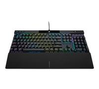 CORSAIR Gaming - Clavier - rétroéclairé - USB - QWERTY - US - commutateur : CHERRY MX Red - aluminium brossé noir anodisé G