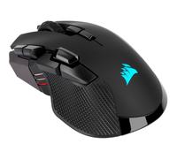 Corsair Gaming Ironclaw RVB - Souris - optique - 10 boutons - sans fil, filaire - USB, Bluetooth, 2.4 GHz