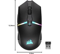 Corsair Gaming Nightsabre Souris de jeu sans fil USB/Bluetooth recertifiée new