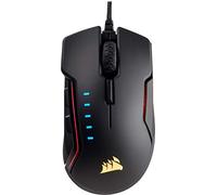Corsair GLAIVE RGB Optique Souris Gaming (Rétro-Éclairge RGB Multicolore, 16000 DPI) Aluminium