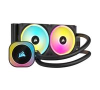 Corsair H100I Processeur Liquid cooling kit 12 cm Noir