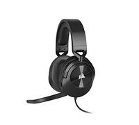 CORSAIR HS55 Surround Casque de Jeu Filaire Multiplateforme Léger - Son Surround Dolby 7.1 - Compatible iCUE - PC, Mac, PS5, PS4, Xbox, Nintendo Switch, Mobile - Carbone