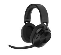 Corsair HS55 WIRELESS CORE Casque Gaming - Connectivité sans fil 2,4 GHz, Jusqu’à 15m Bluetooth, Tempest 3D AudioTech sur PS5, Microphone Omnidirectionnel, Compatible iCUE - PC, PS4/PS5, Switch - Noir