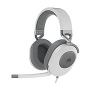 Corsair HS65 Surround Casque de Jeu Filaire Multiplateforme - Son Surround Dolby 7.1 - SonarWorks SoundID - Compatible iCUE - PC, Mac, PS5, PS4, Xbox, Nintendo Switch, Mobile - Blanc