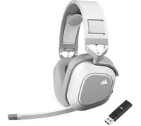 CORSAIR HS80 MAX Casque de jeu sans fil Bluetooth Dolby Atmos Microphone omnidirectionnel Blanc